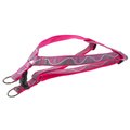 Sassy Dog Wear Paw Waves Pink Dog Harness Adjusts 23 35 in. Large PAW WAVE PINK4-H